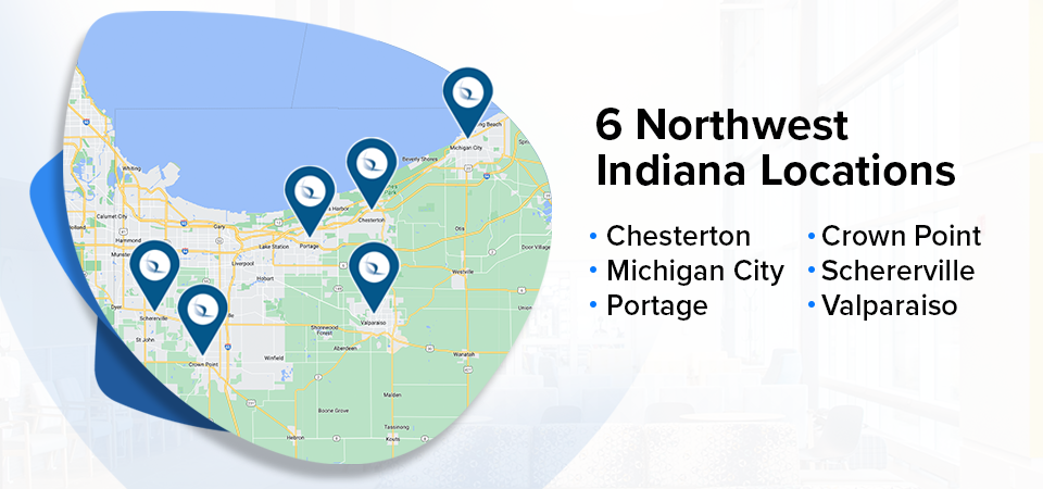 Rotator Image with 6 northwest Indiana locations