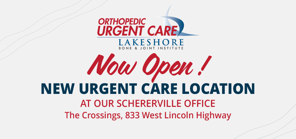 Image of Announcement for newly opened Urgent Care Location