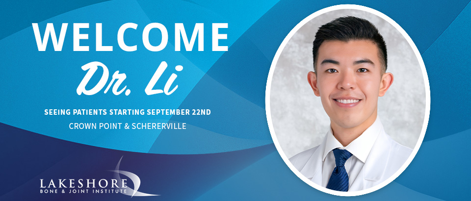 new LBJI orthopedic surgeon, Dr. Daniel Li